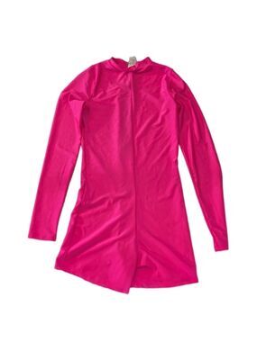 Yellow Cabbage Hot Pink Long Sleeve Romper Onesie Size Large